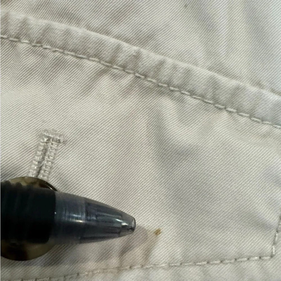 Super Cute Vintage GUC Banana Republic Cargo Jacket XS off White Military flaw - Picture 8 of 9